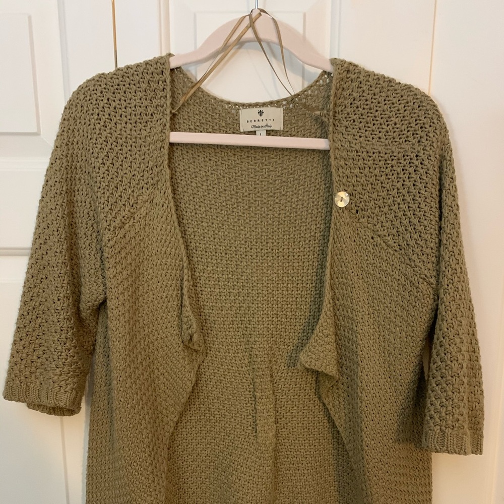 Brown cardigan